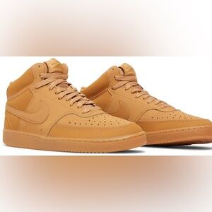 Tan Leather Nike Sneakers